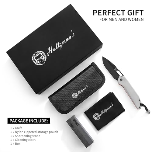 Sentinel Adventure Folding Knife Gift Set - Black Blade with G10 Handle - Korvel