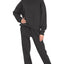 Conjunto de Sudadera de Manga Larga de Forro Polar Zenana y Jogger