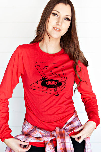 For the Record Long Sleeve Tee