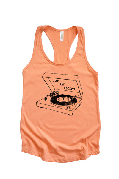 For the Record Racerback Tank Top