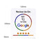 Google comment card NFC standing card NTAG213URL written into Apple Android phone touch NFC review card - Korvel