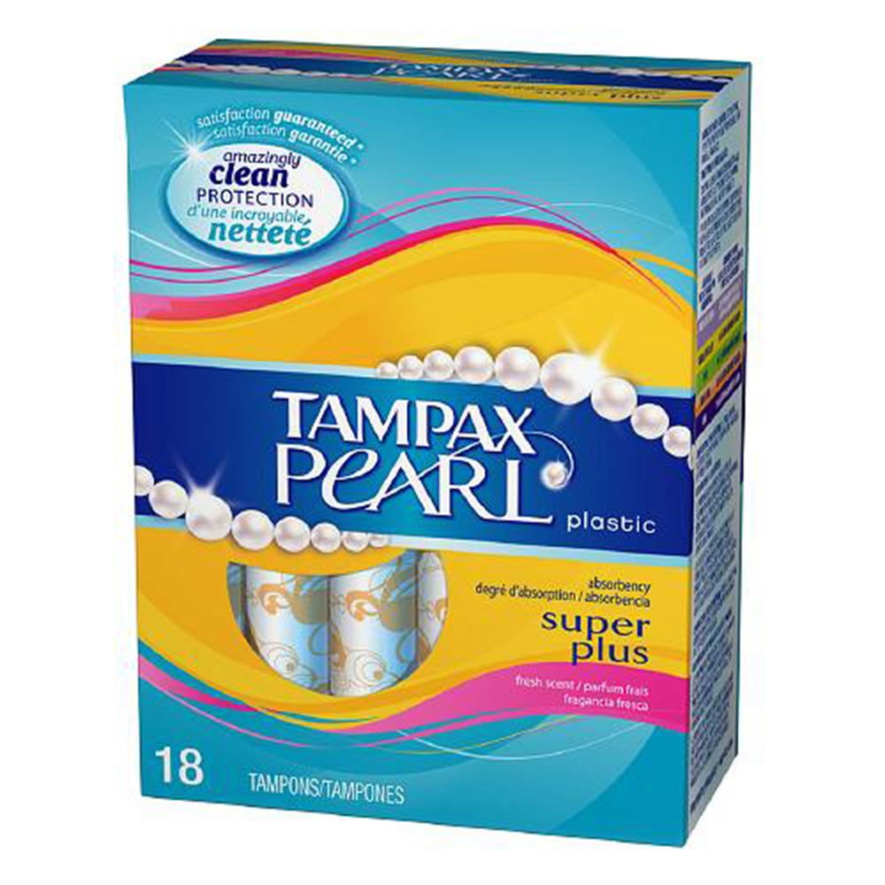 Tampax Pearl Super Plus Tampons with LeakGuard Braid