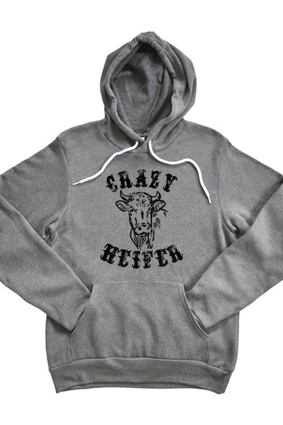 Crazy Heifer Unisex Hoodie - Korvel