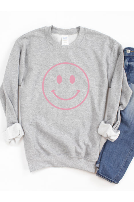 Smiley Face Unisex Cozy Sweatshirt