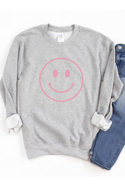 Smiley Face Unisex Cozy Sweatshirt