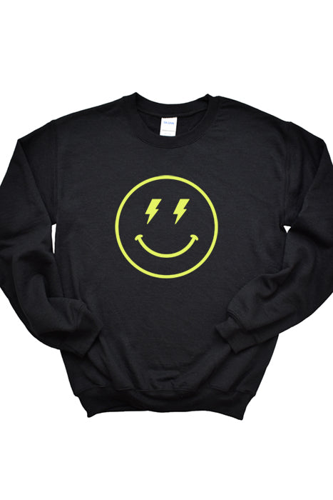 Lightning Smile Unisex Cozy Sweatshirt