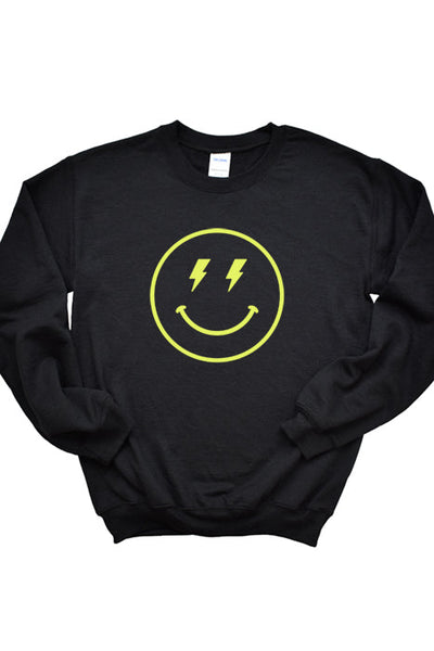 Lightning Smile Unisex Cozy Sweatshirt