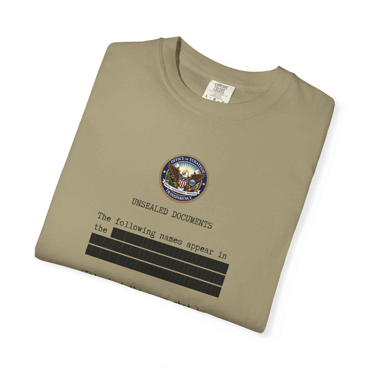 Unsealed Documents Unisex T-Shirt - Political Satire Tee