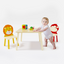 Kids Table and 2 Chairs Set - Wooden Activity Play Set