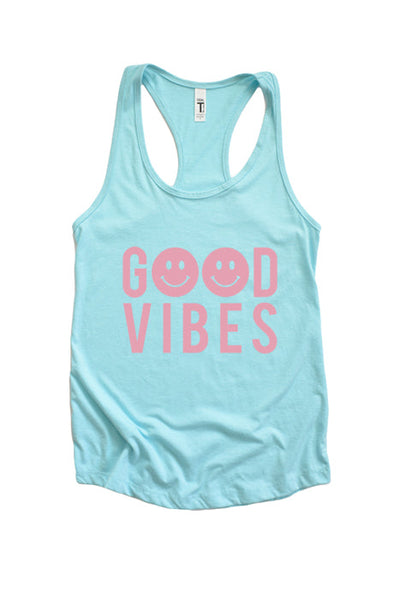 Good Vibes Racerback Tank Top