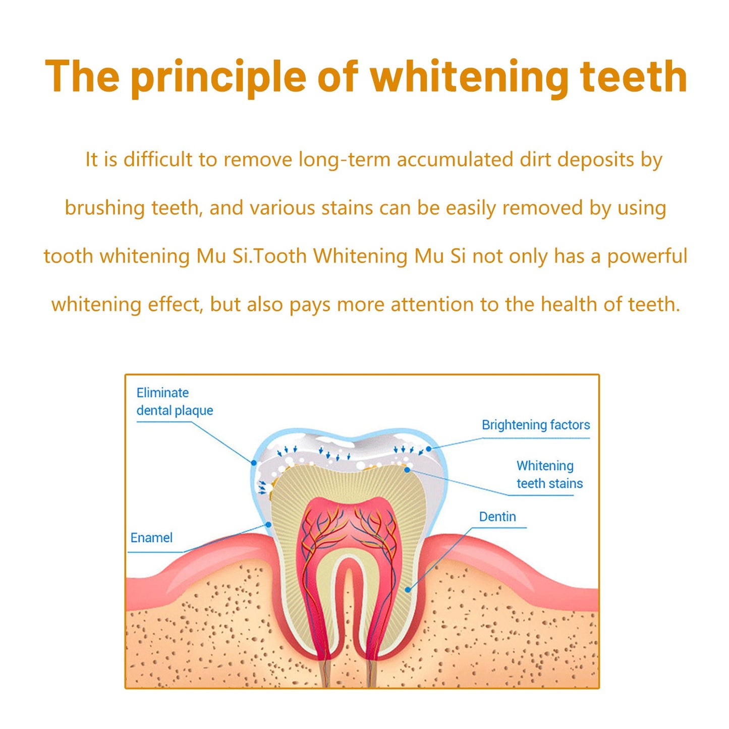 Premium Tooth Whitening Mousse for Bright, Fresh Smile