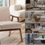 Mid-Century Modern Solid Wood Accent Chair