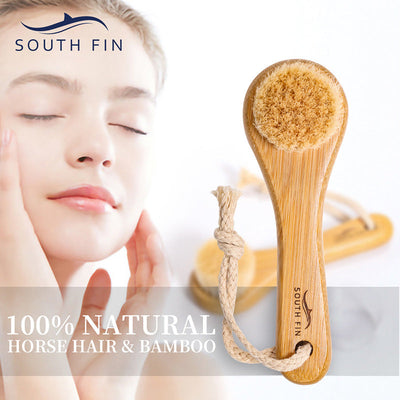 Face Brush Nanzhu Bamboo Facial Cleansing Massage Care Brush - Korvel