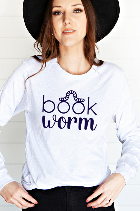 Book Worm Long Sleeve Tee - Korvel