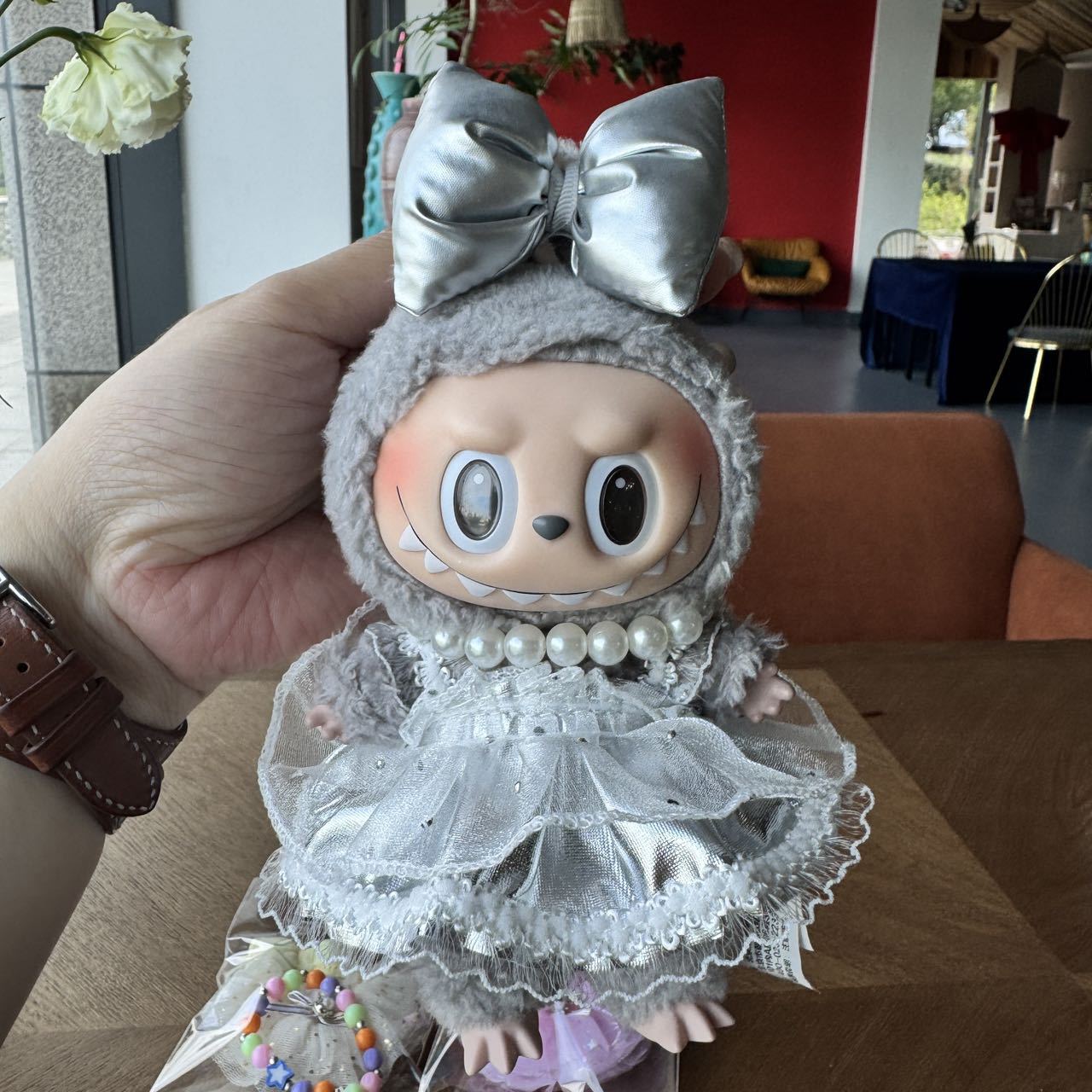 Labbubu Doll Accessories - Stylish Keychain & Clothing Set