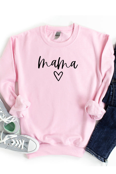 Mama Heart Unisex Cozy Sweatshirt
