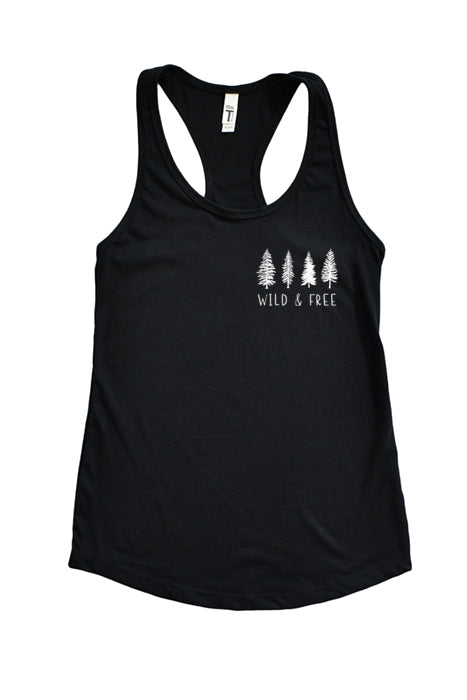 Wild & Free Racerback Tank Top - Korvel