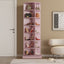 new 360 pink rotating shoe cabinet with 7 layers can accommodate up to 28 Paris shoes - Korvel