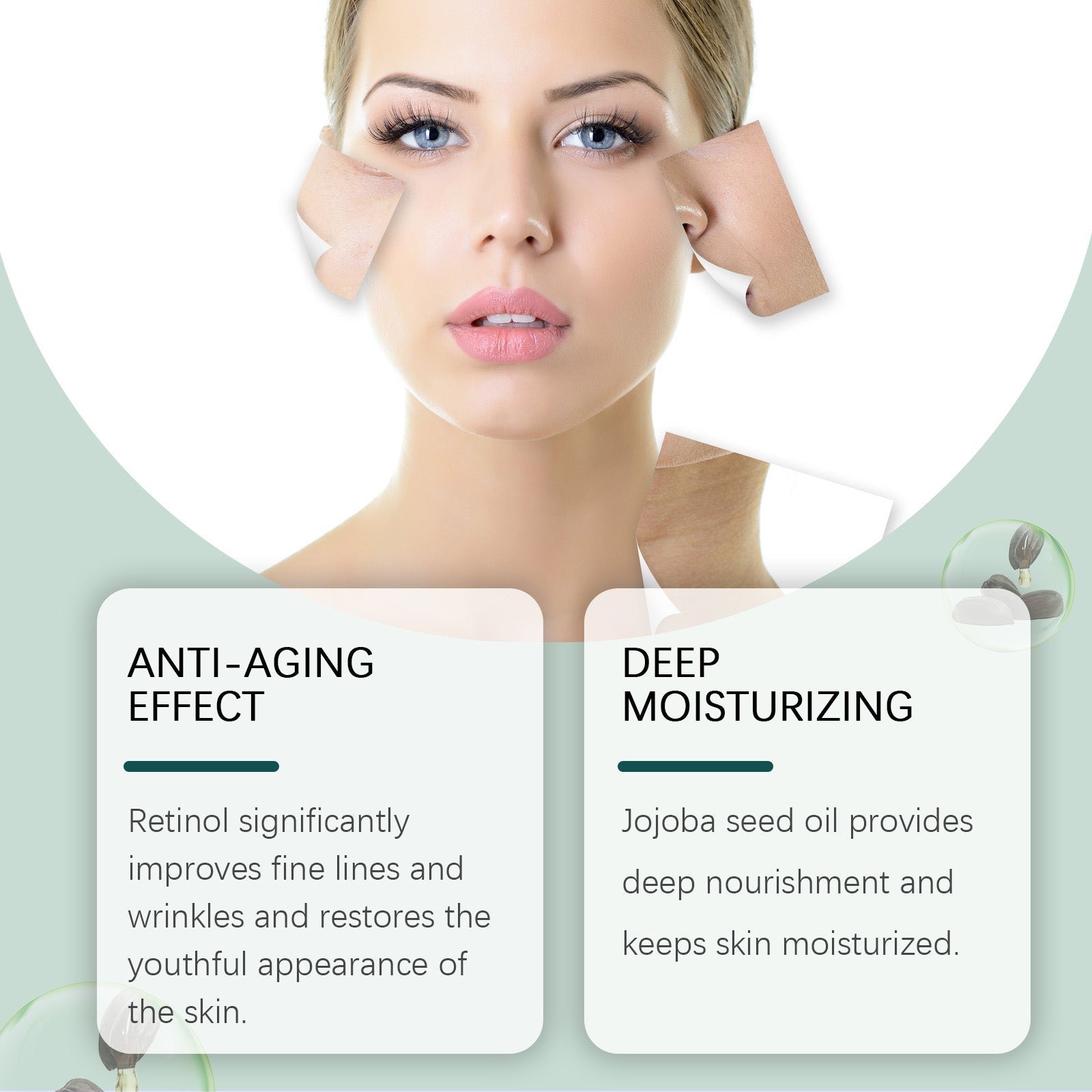Retinol Essence Oil, Repair Facial Acne Skin Nourishing Elastic Hydrating Moisturizing Skin Care Essence - Korvel