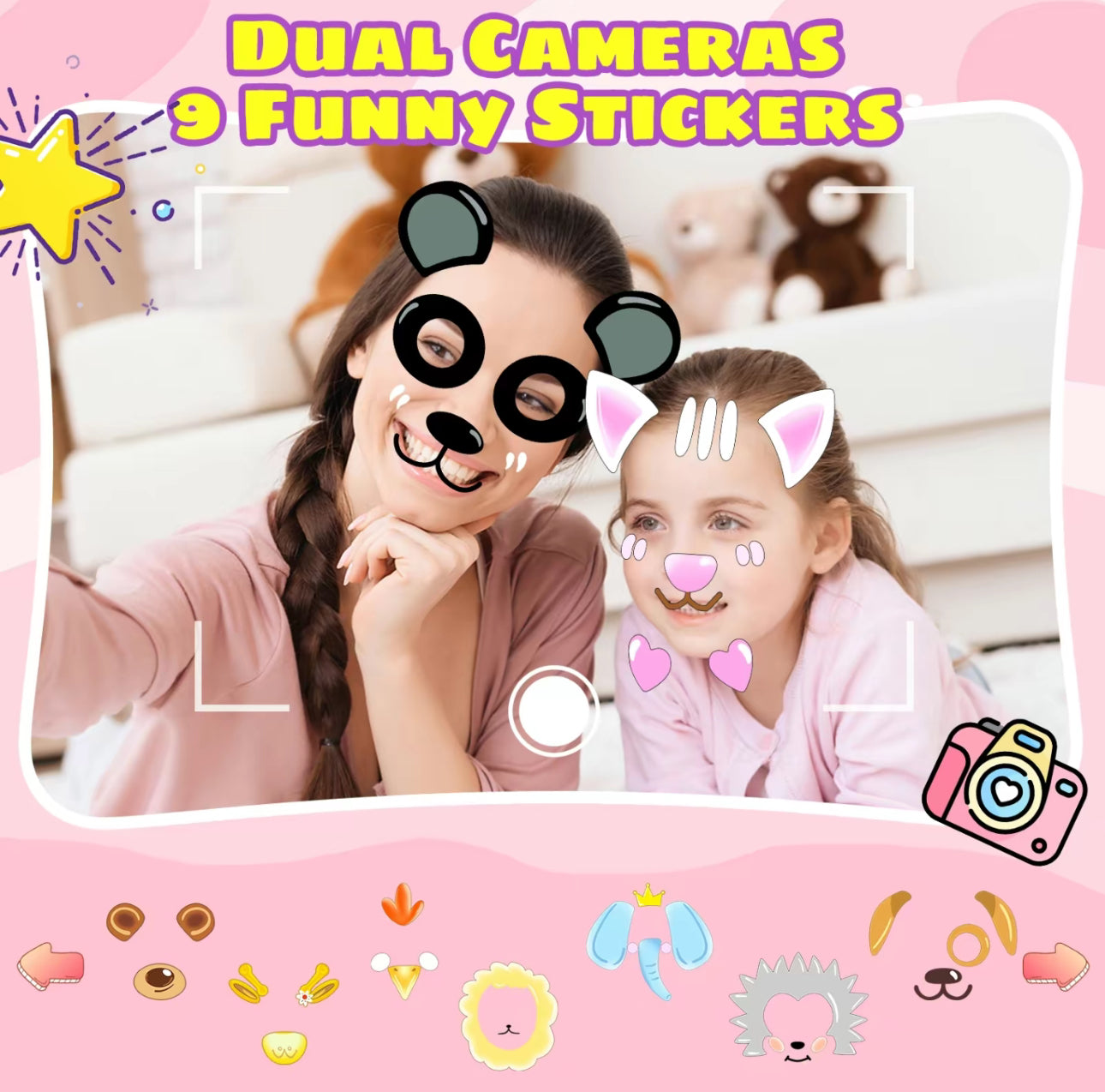 SmartyJoy Kids Phone - Educational Touchscreen Toy