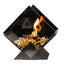 Diamond Shaped Portable Alcohol Fireplace