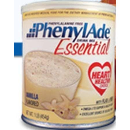PhenylAde Essential Powder - Vanilla Flavor, 454g