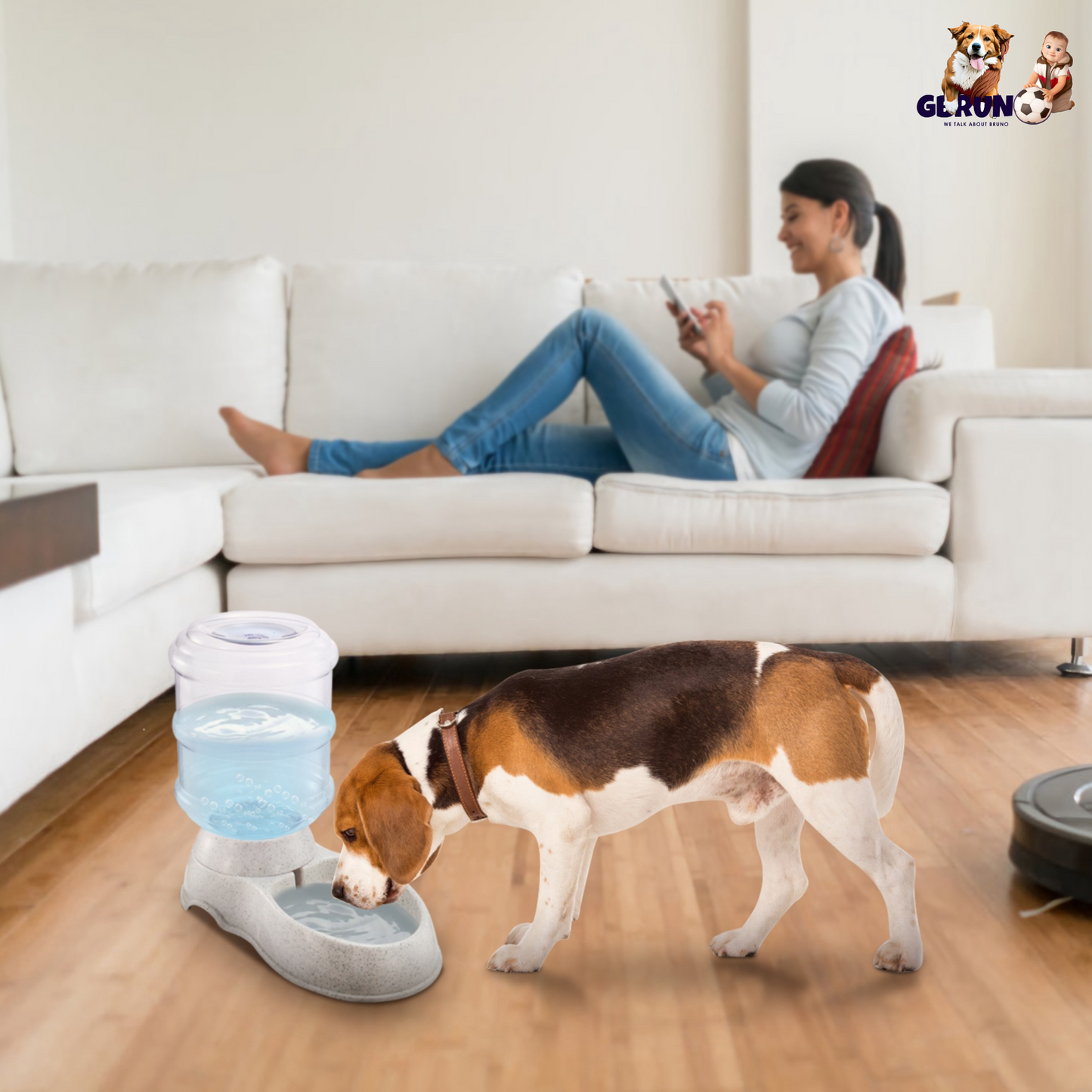 GBruno 3.5L Pet Water Dispenser
