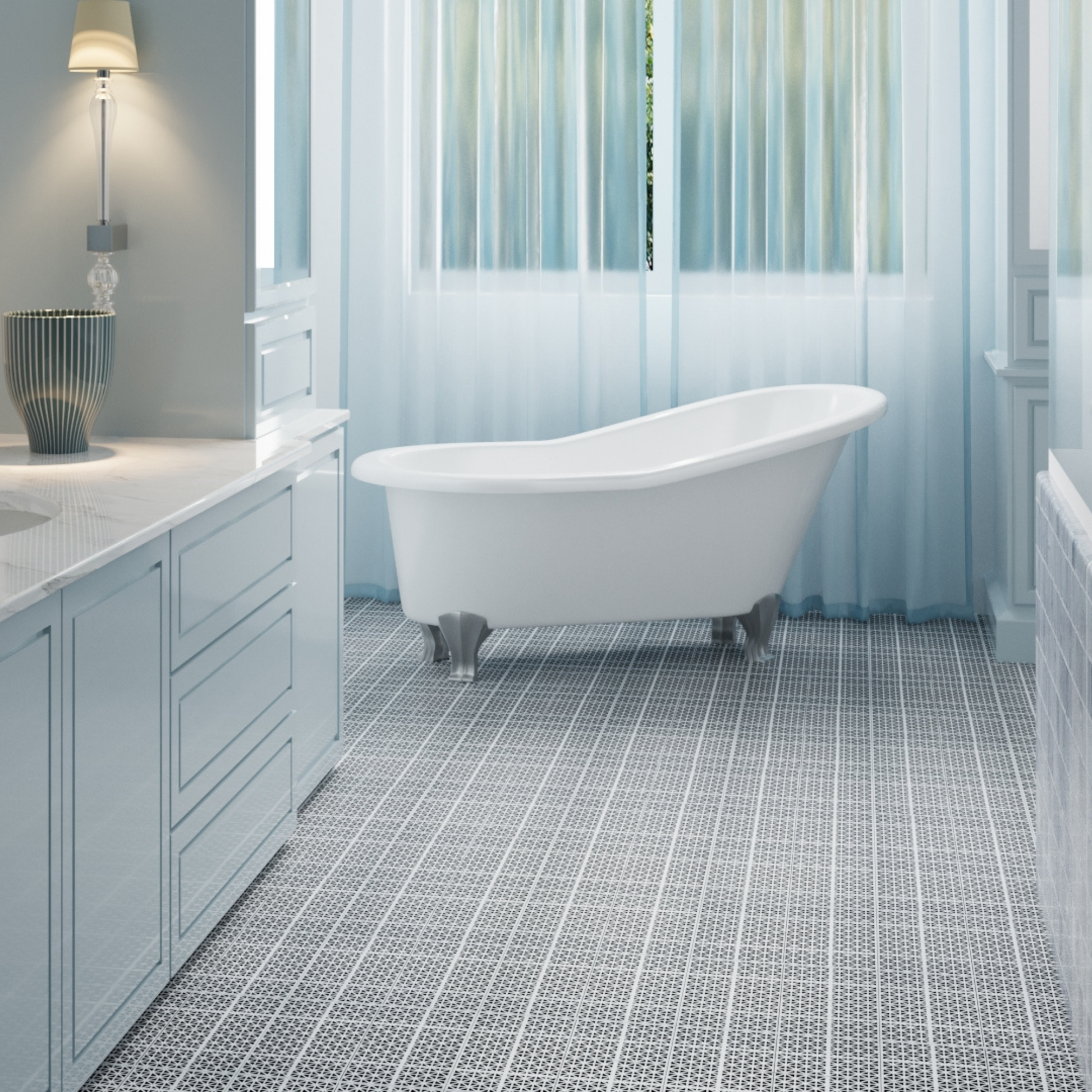 12 x 12 inch gray interlocking deck tiles, plastic waterproof, weighing up to 6613 pounds, with a rose pattern pack of 12 - Korvel