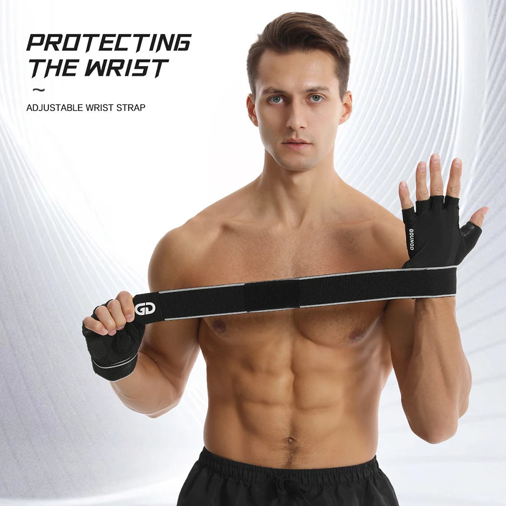 Guantes de Fitness Premium con Diseño Antideslizante de Microfibra