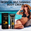 Tropical Self-Tanning Body Cream, Natural Wheatskin Moisturizing And Moisturizing Cream For Tanning And Tanning - Korvel