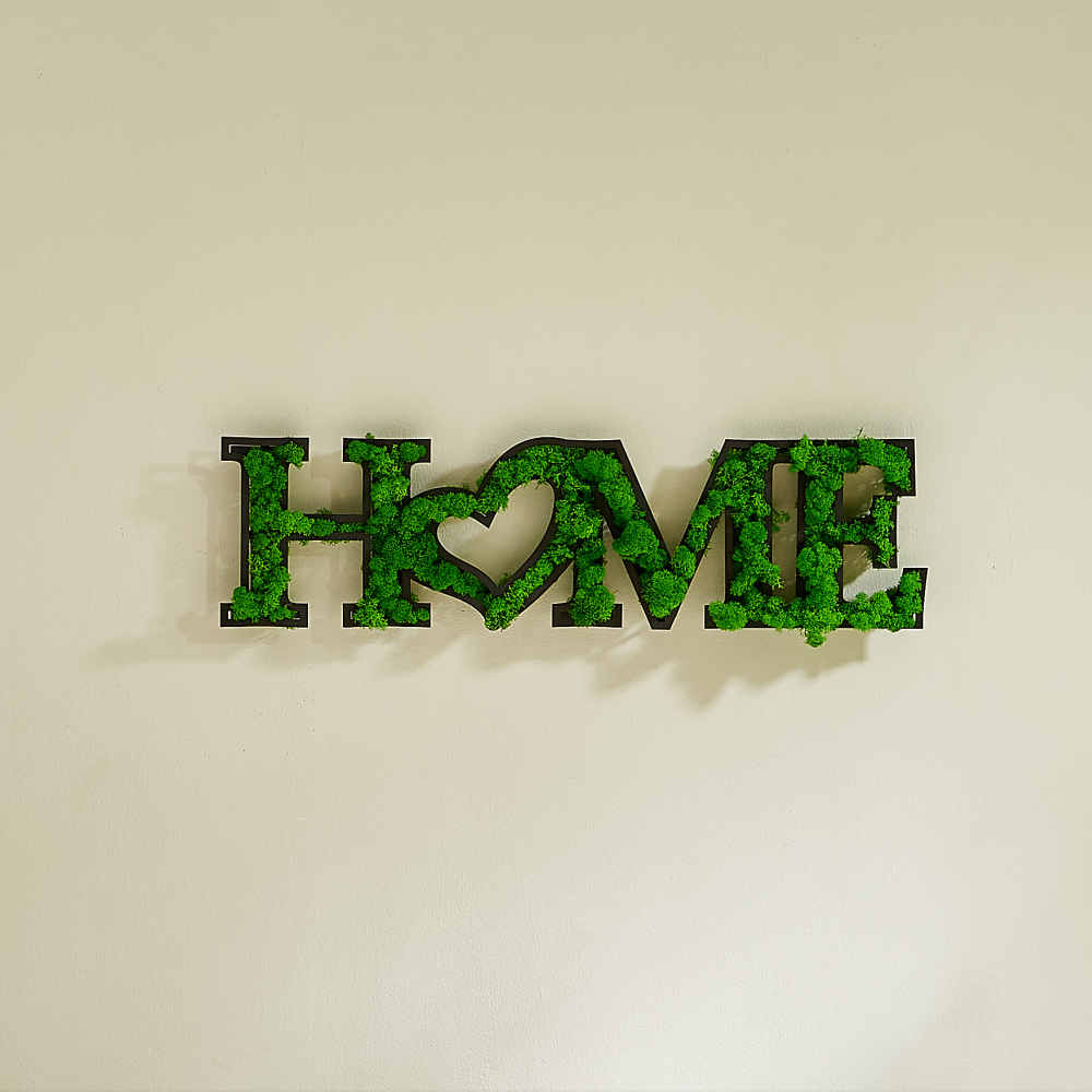 Décor mural en mousse Art Lettre HOME
