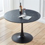 42.1" Black Tulip Dining Table for 4-6 People