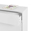 Independent shoe rack storage box with drawers and metal legs, modern shoe cabinet with 2 flippable drawers - Korvel
