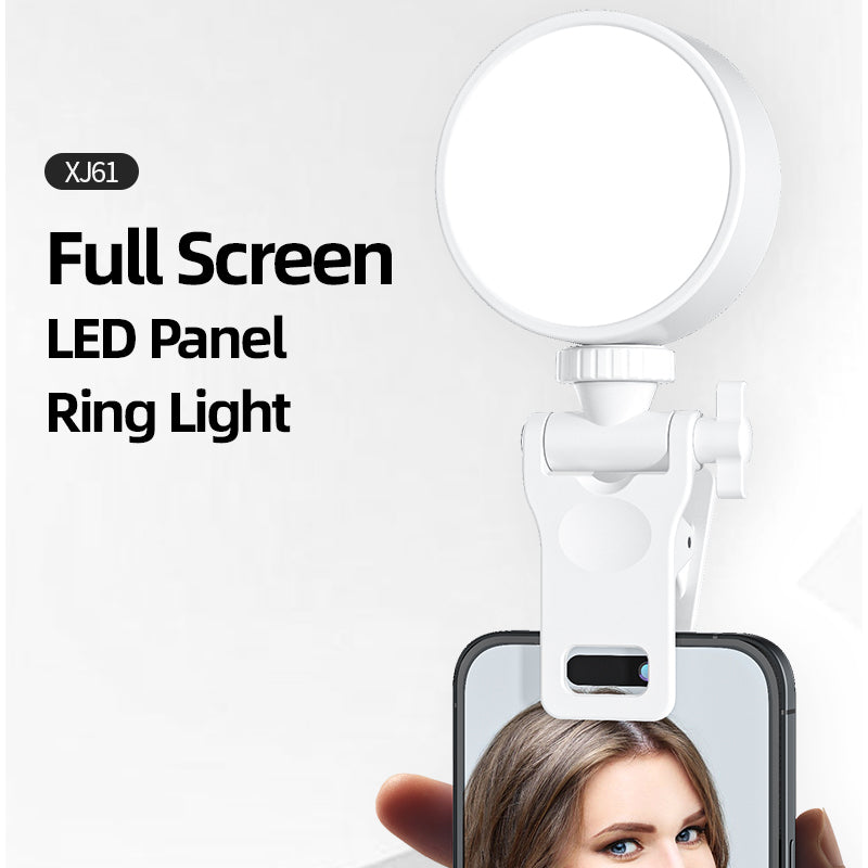 Mini lampe de remplissage magnétique pour selfies et visioconférences