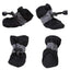New 4pcs Pet Dog Shoes Anti-slip Rain Snow Boot Thick Warm For  Small Cats Dogs Puppy Dog Socks Booties - Korvel