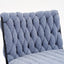 Armless Office Desk Chair No Wheels BLUE - Korvel