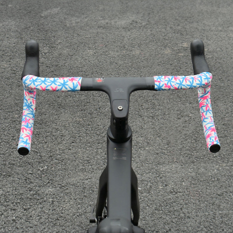 Npy EVA PU Road Bike Handlebar Tape, Anti - Slip & Shock - Absorbing, Sakura Design, with End Plugs - Korvel