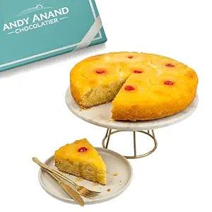 Andy Anand Traditional Pineapple Upside Down Cake 10" - Freshly Baked Delight