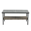 Conjunto de Muebles de Wicker para Exterior Premium con Mesa de Metal Negra