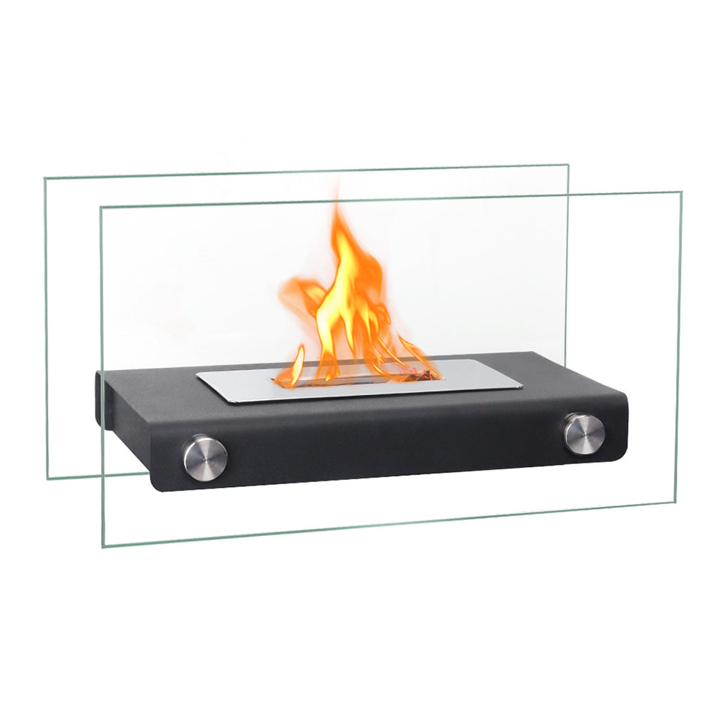 Rectangular Ethanol Fireplace - Modern Heating & Decoration