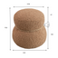 WKJ1Y Light camel snowman stool with plush Grig cushions, playful and cute, suitable for any space - Korvel