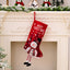 Christmas decorations, colorful prints, Christmas socks, Santa Claus gift socks, snowman gift bags, red and green leg hanging Christmas socks - Korvel