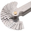 New 60 And 50 Degree Whitworth Metric Screw Thread Pitch Gauge Blade Gage For Measuring Tool - Korvel