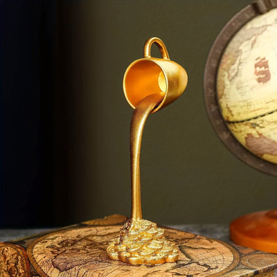 Decorative ornament floating coffee cup resin ornament home ornament floating coffee cup ornament - Korvel