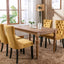 Ensemble de chaises de salle à manger en velours premium - Collection Nikki