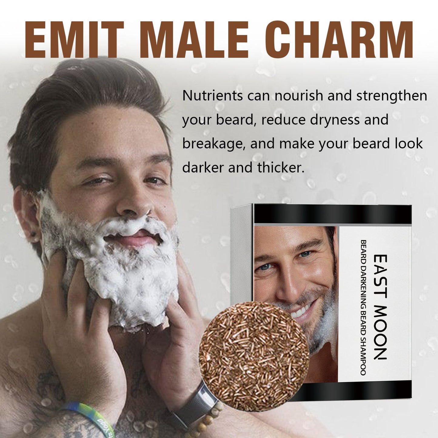 Polygonum Multiflorum Beard Soap for Gentle Cleansing