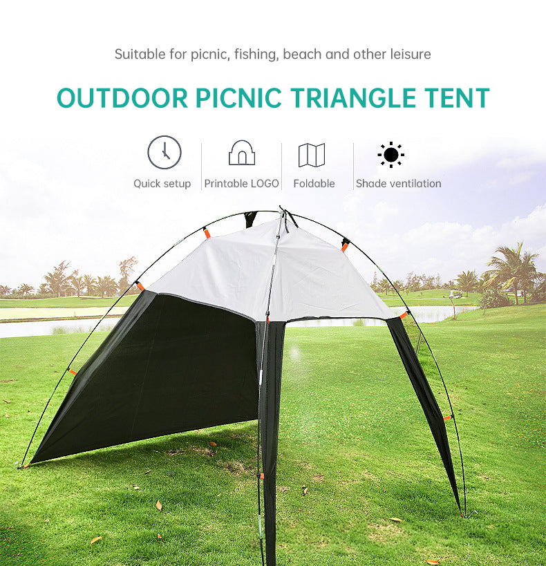 Pop Up Beach Tent Sun Shade Shelter Anti-UV Shelter Fully Automatic Folding Camping Tent - Korvel