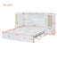 Cama Murphy Grande Blanca con Cajones y Armarios de Almacenamiento