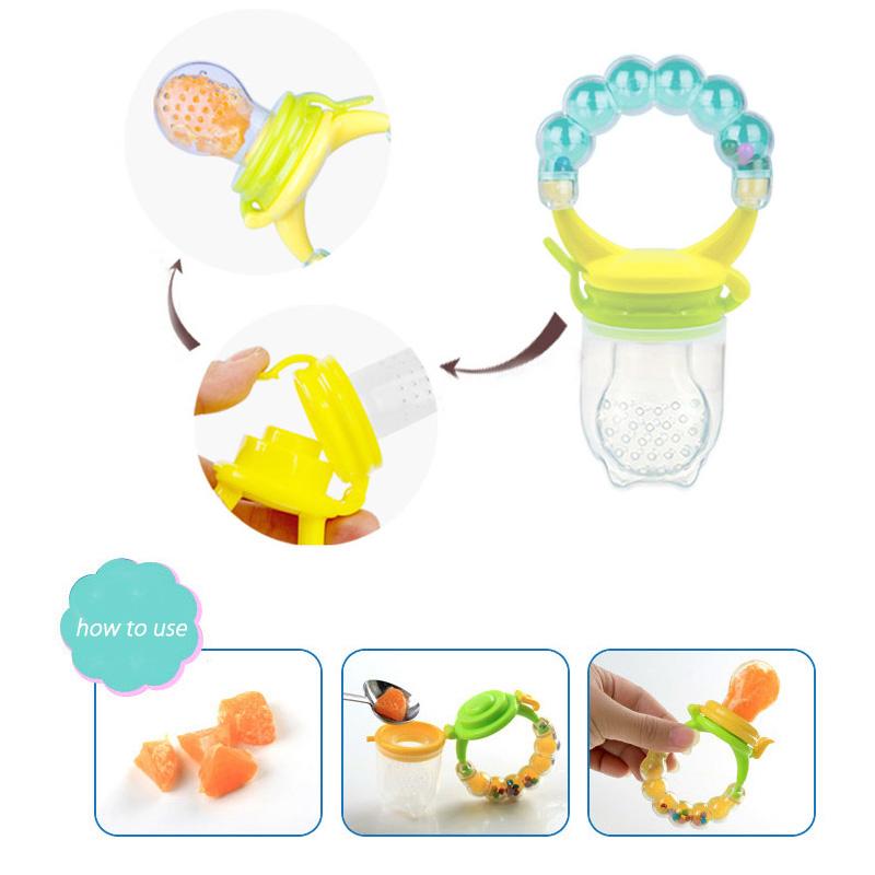 Baby Food Pacifiers Fruit Feeder Nipples - Korvel