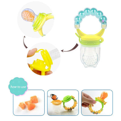 Baby Food Pacifiers Fruit Feeder Nipples - Korvel